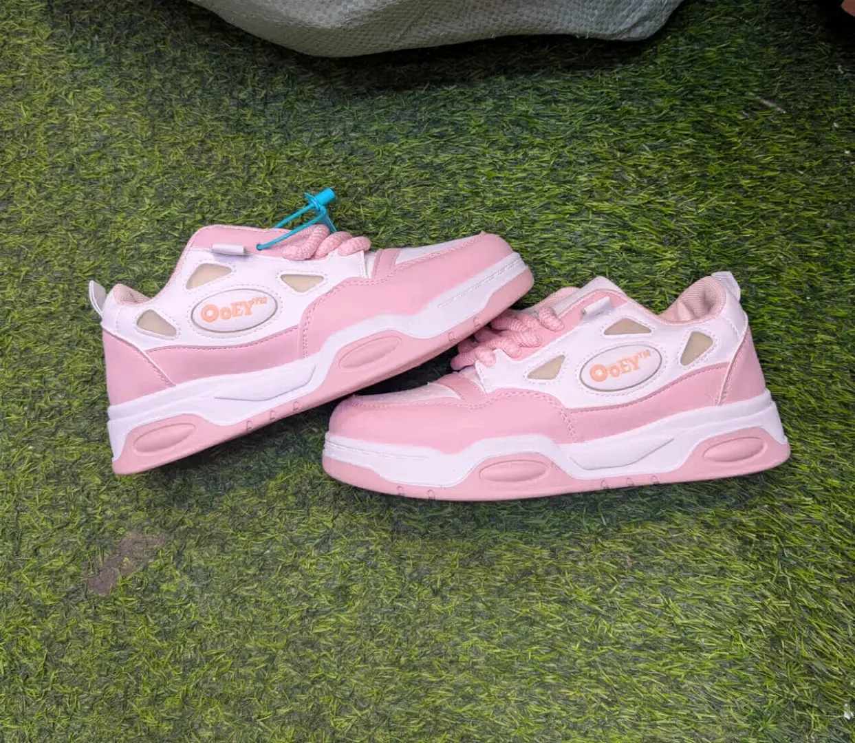 New Low-Top Sneakers (White/Green) thumbnail 5