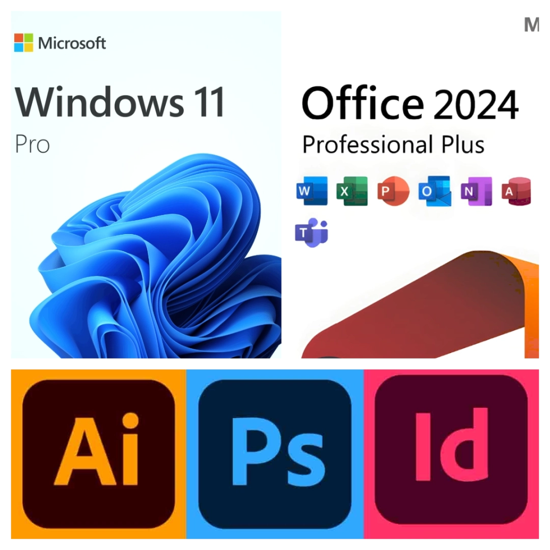 Windows 11, Office 2024 & Adobe Software Installation Service