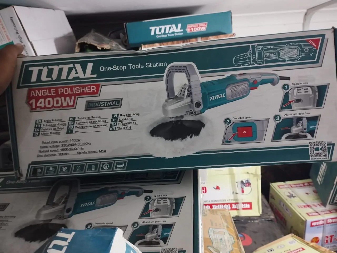 Total 1400W Angle Polisher