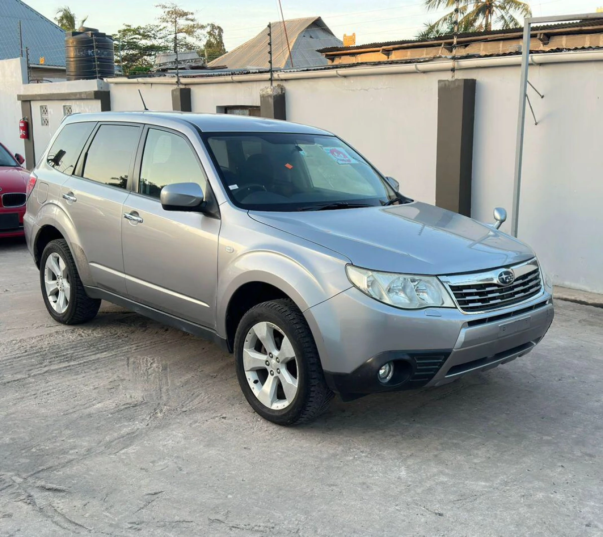 Subaru Forester XT SUV 2007 Silver thumbnail 4