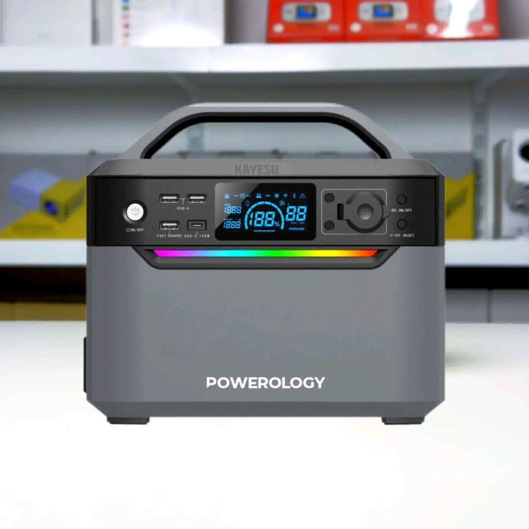 Powerology 600W Portable Charging Station 120000mAh