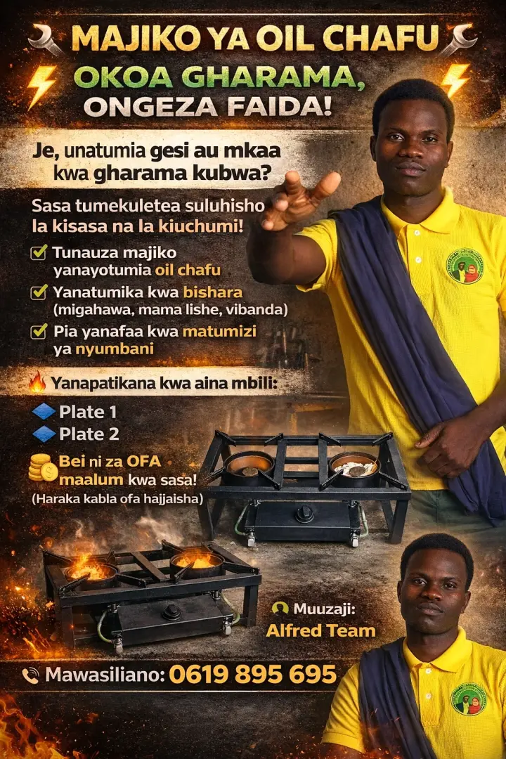 Majiko ya Oil Chafu (Waste Oil Stoves) thumbnail 6