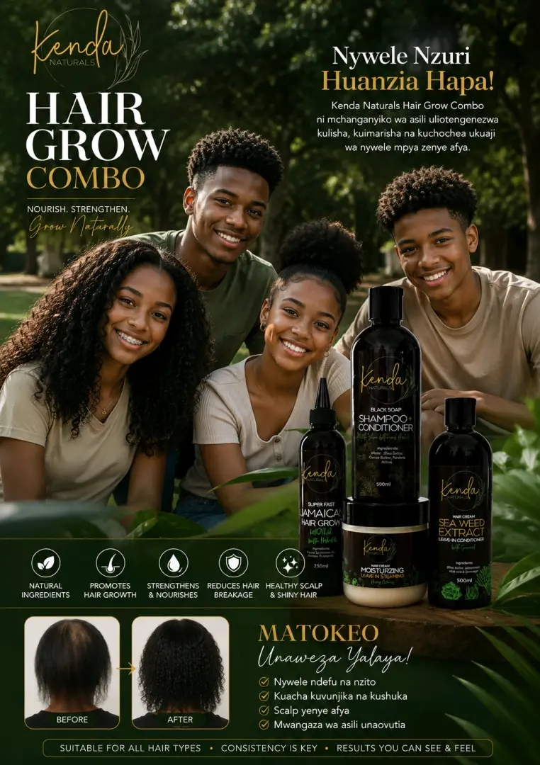 Kenda Naturals Hair Grow Combo