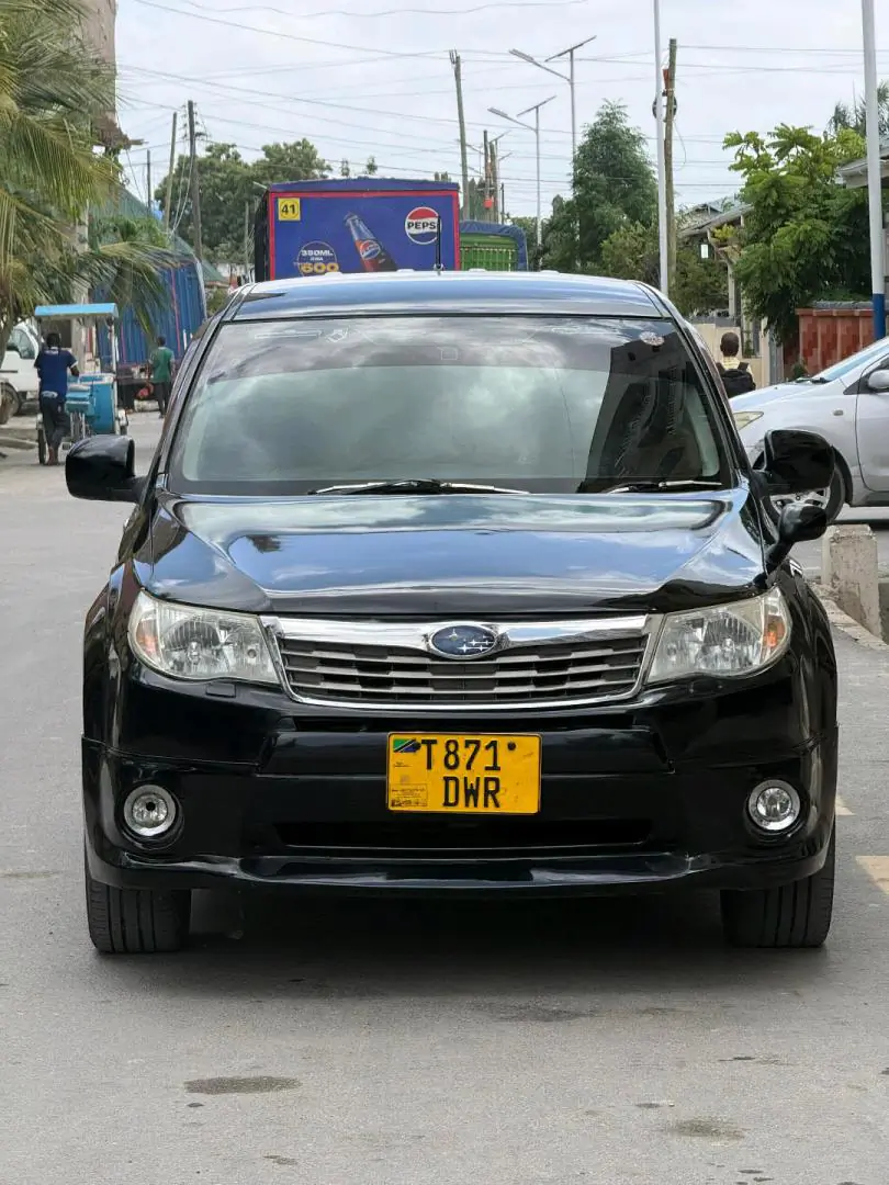 Black 2008 Subaru Forester with EJ20 Engine