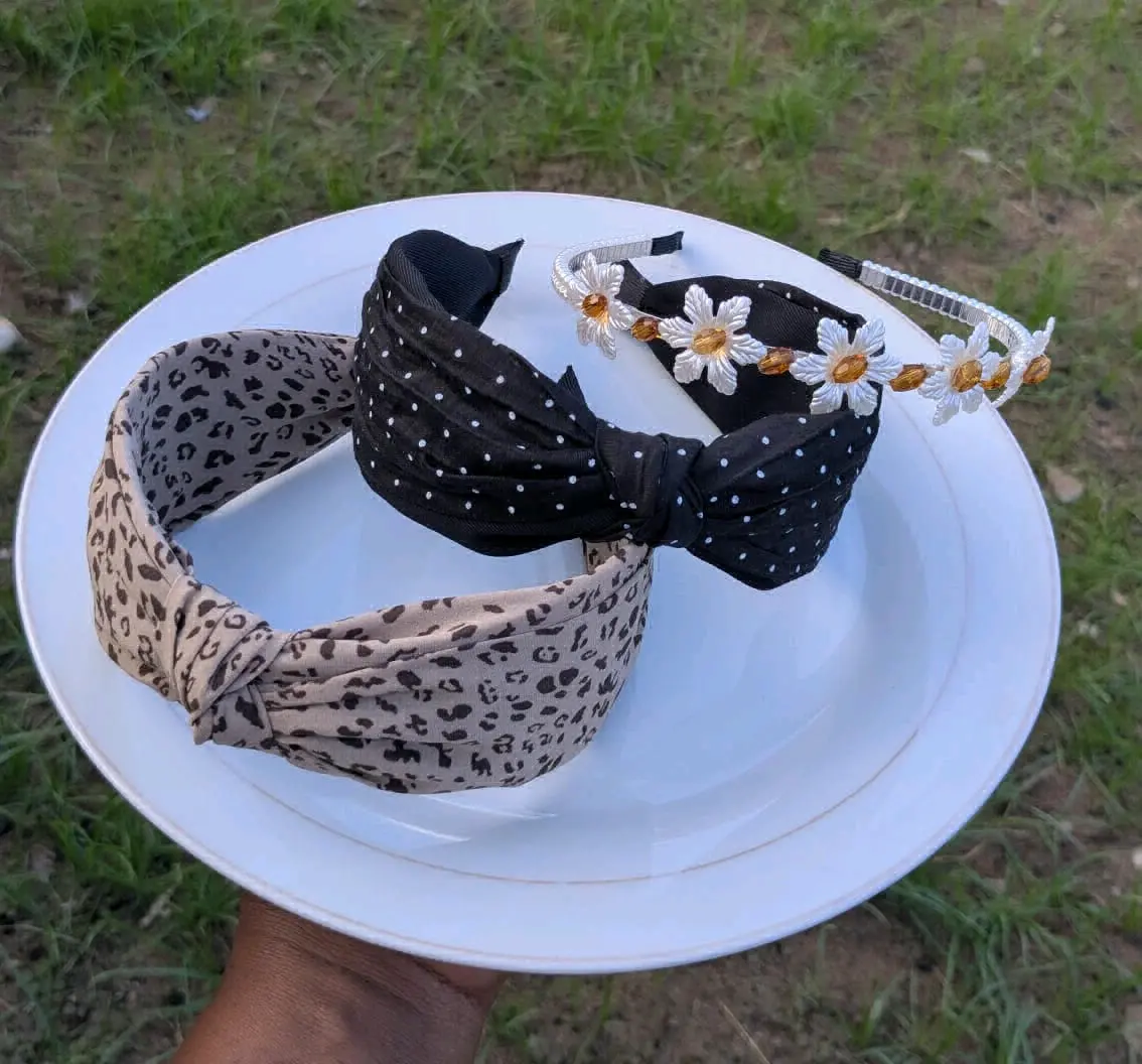 Get 3 Pretty Hair Bands.