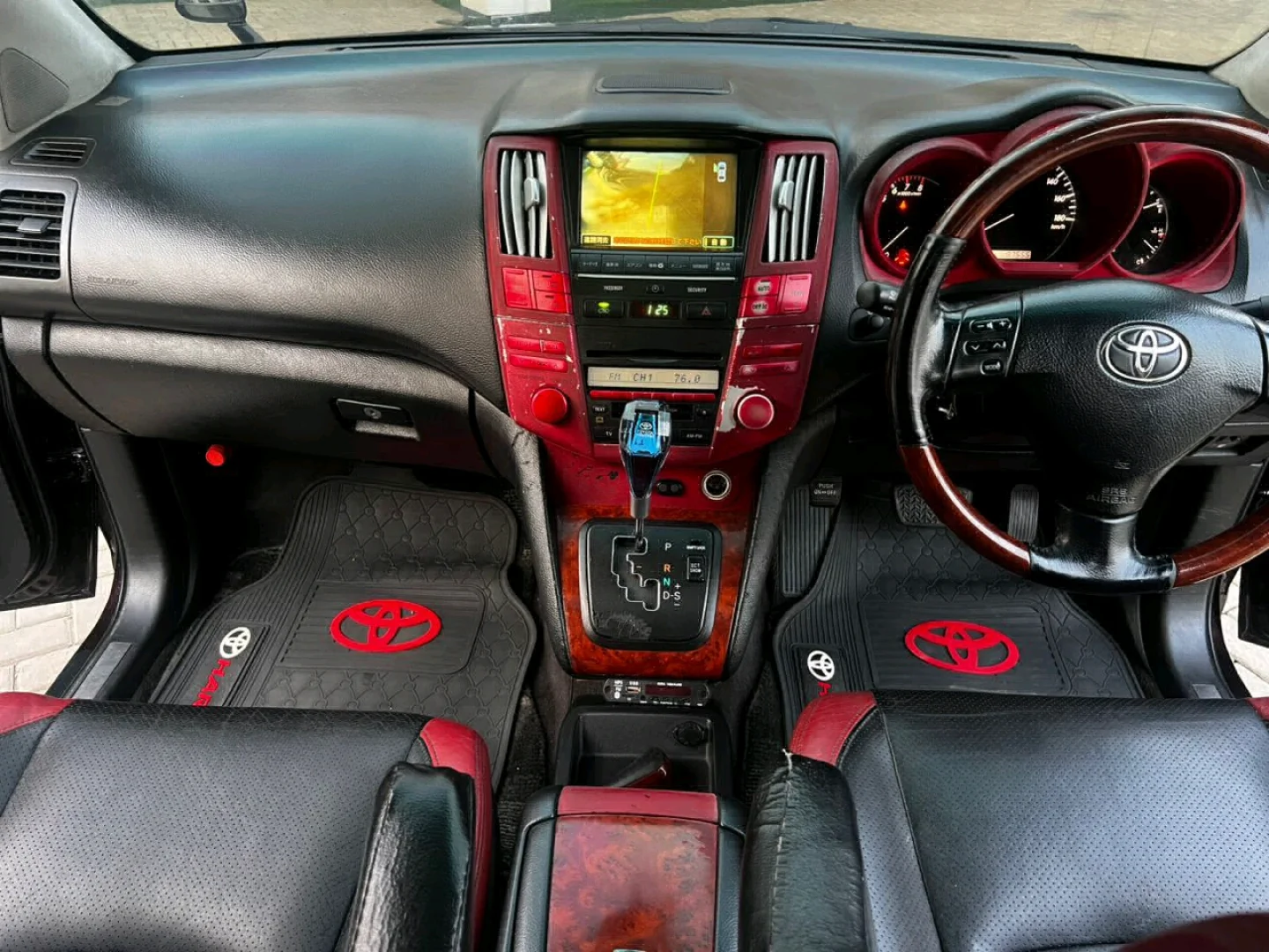 2007 Toyota Harrier Dark Red thumbnail 9