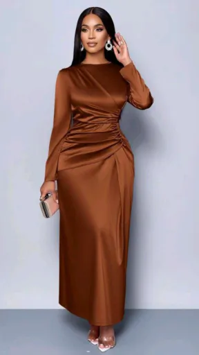 SOLERSUN Satin Maxi Dress