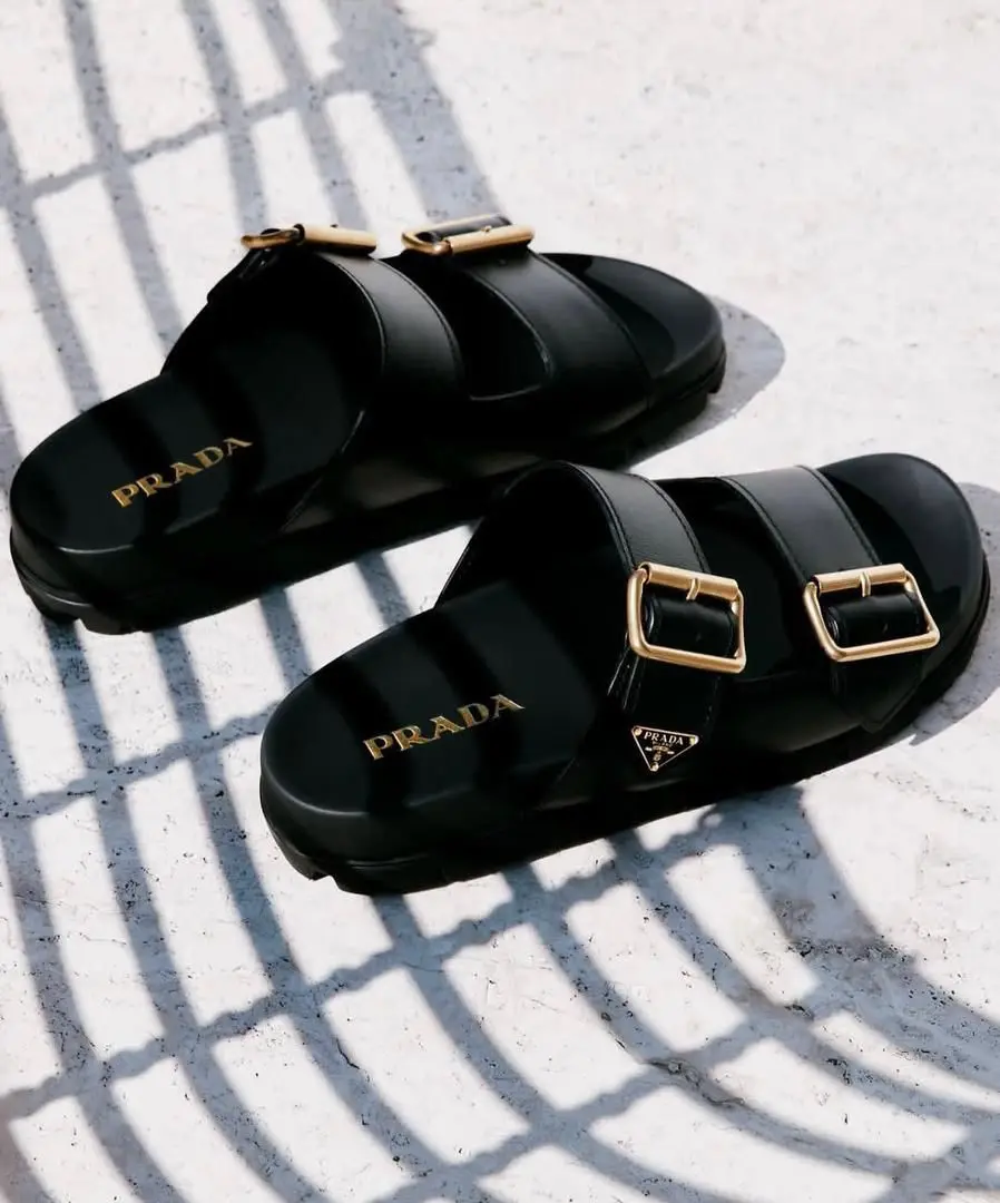 Prada Slide Sandals New Stock