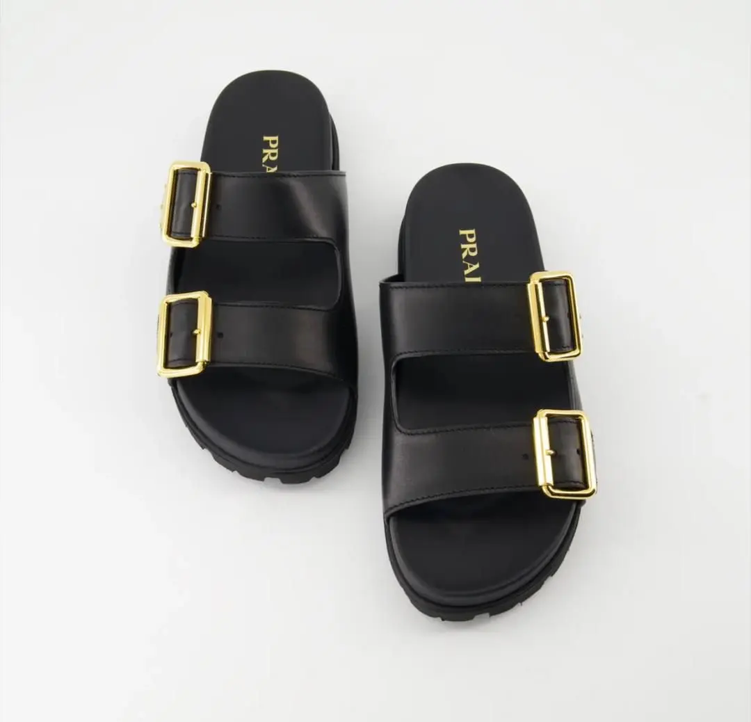 Prada Slide Sandals New Stock thumbnail 5