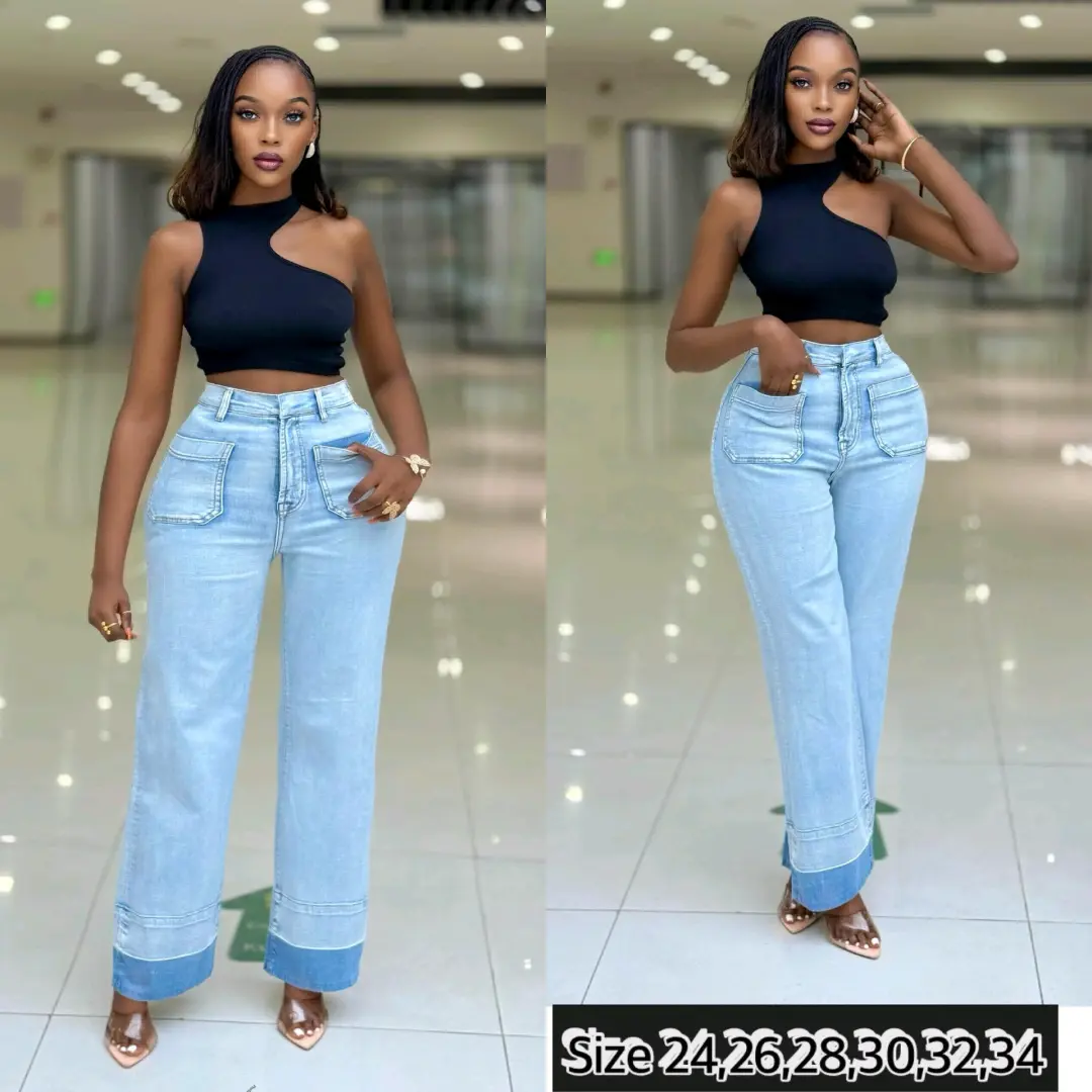 Black Wide-Leg Trousers Available in Multiple Sizes thumbnail 4