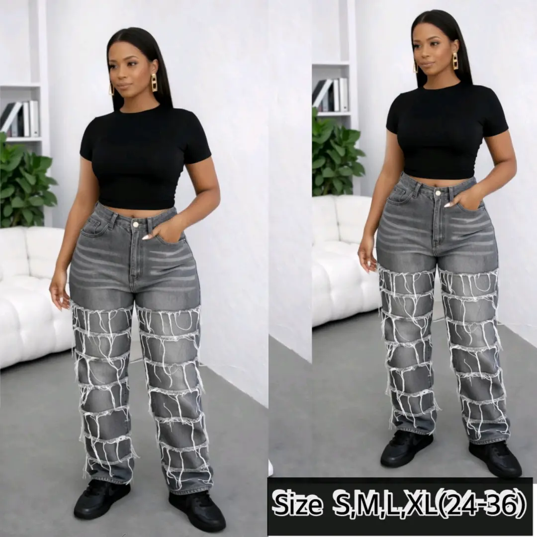 Black Wide-Leg Trousers Available in Multiple Sizes thumbnail 5