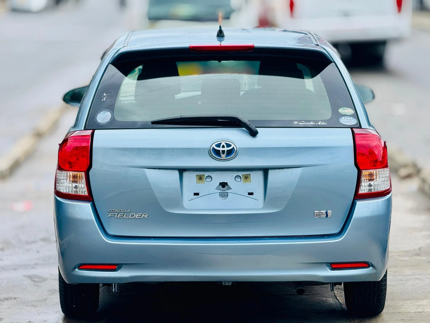 Toyota Corolla Fielder 2015 Light Blue thumbnail 3