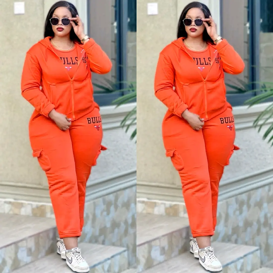 Orange Two-Piece Tracksuit