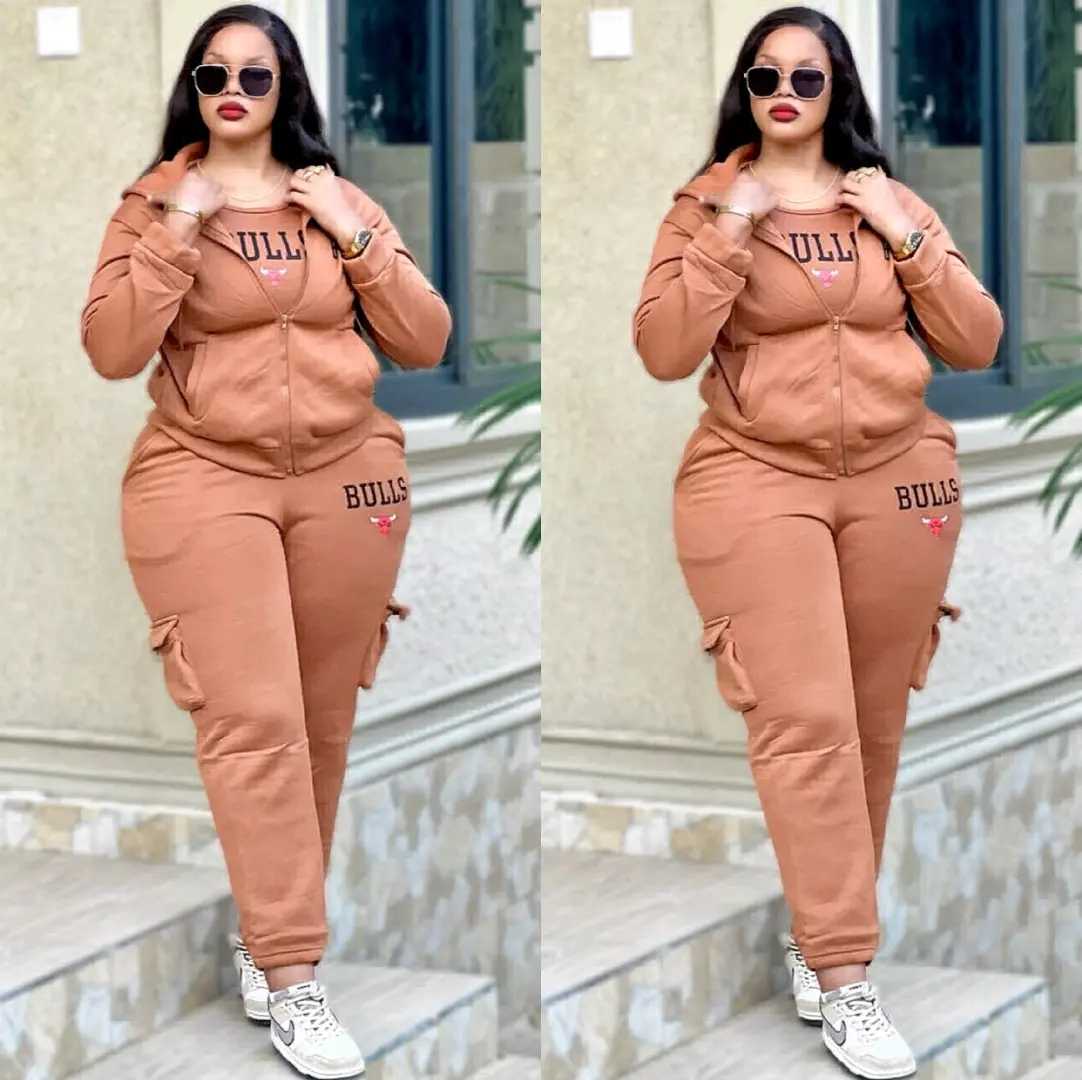 Orange Two-Piece Tracksuit thumbnail 3