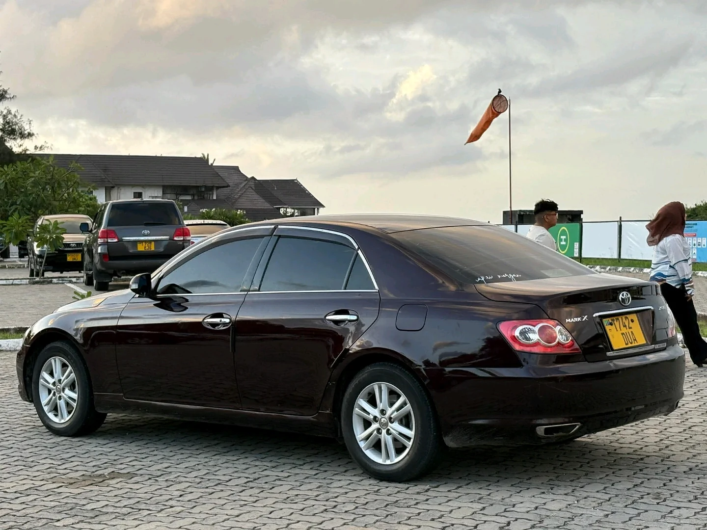 Toyota Mark X 2007 Red Wine DUA thumbnail 4