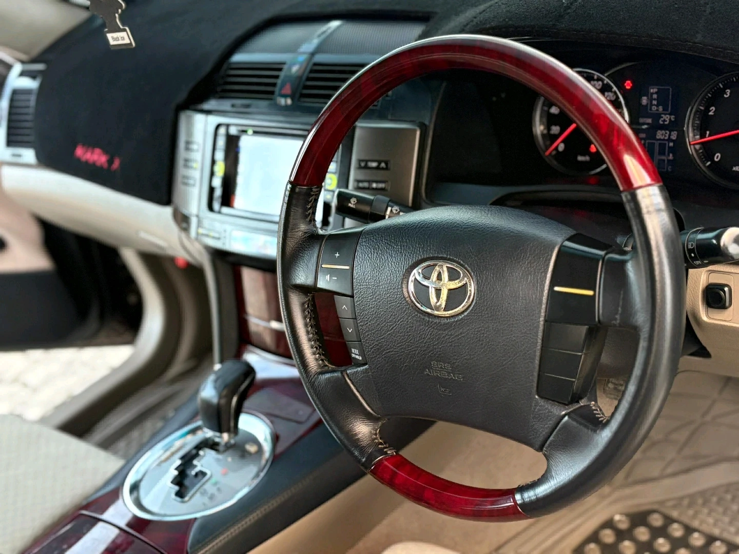 Toyota Mark X 2007 Red Wine DUA thumbnail 5