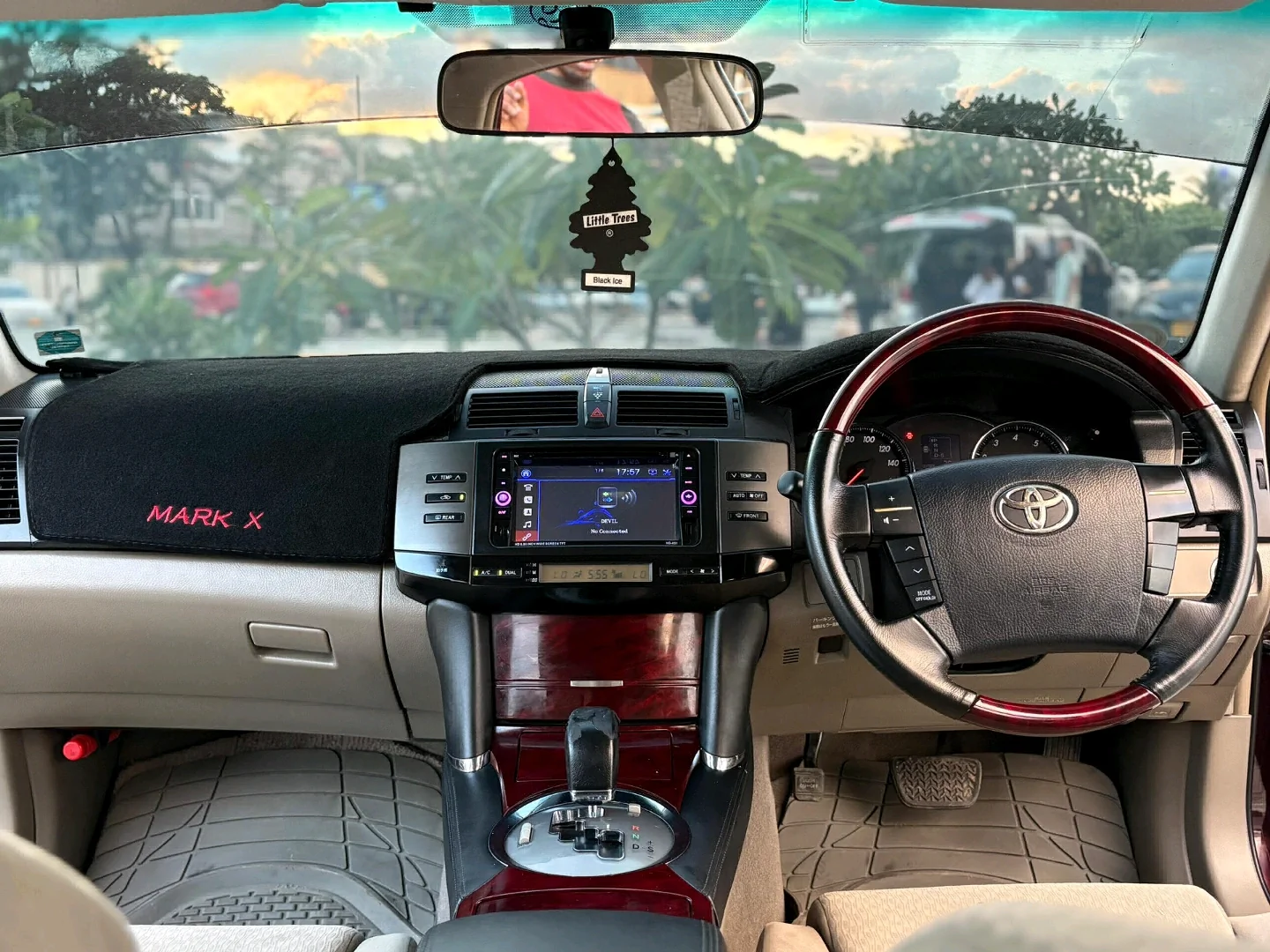 Toyota Mark X 2007 Red Wine DUA thumbnail 6