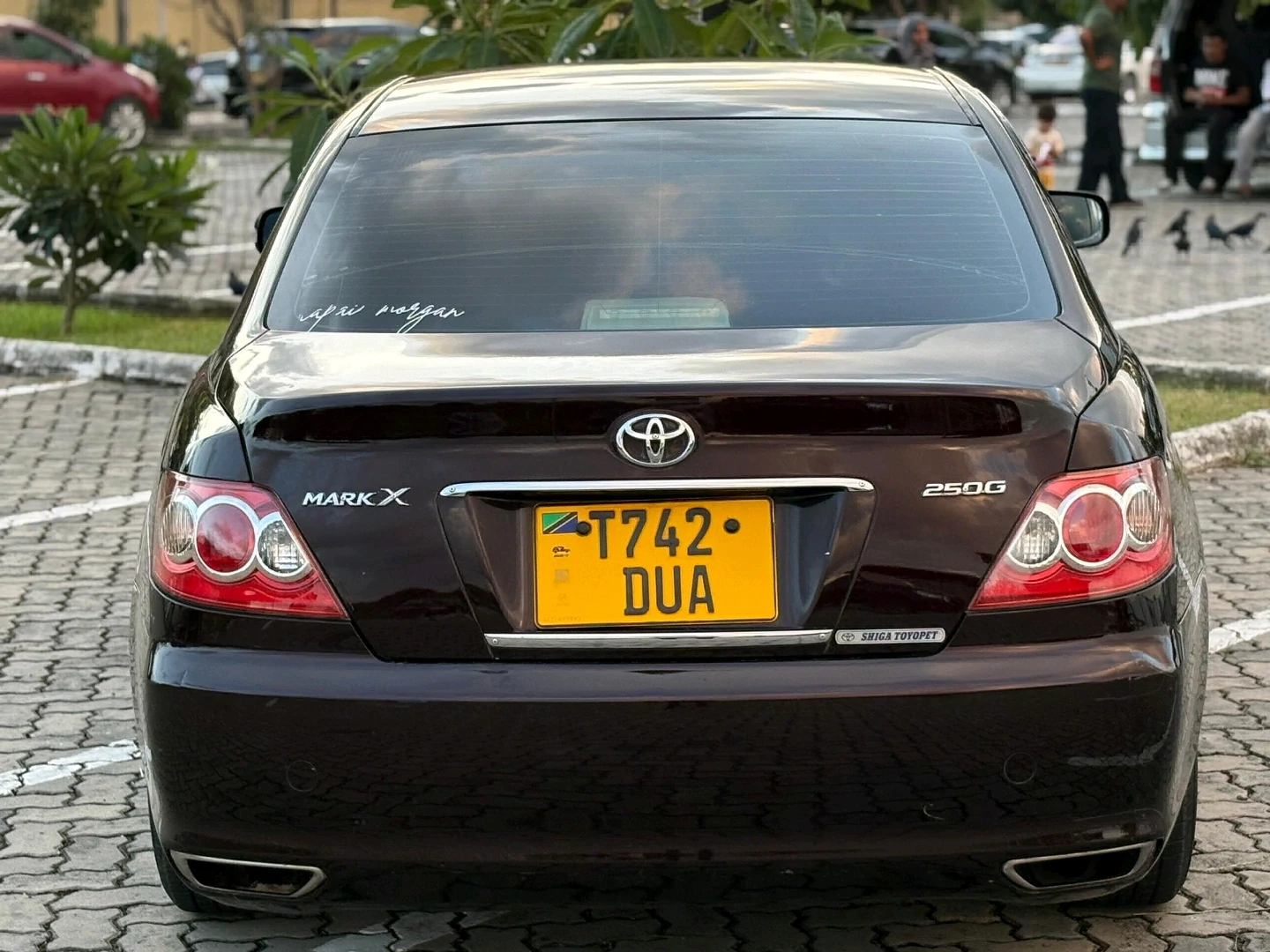 Toyota Mark X 2007 Red Wine DUA thumbnail 7