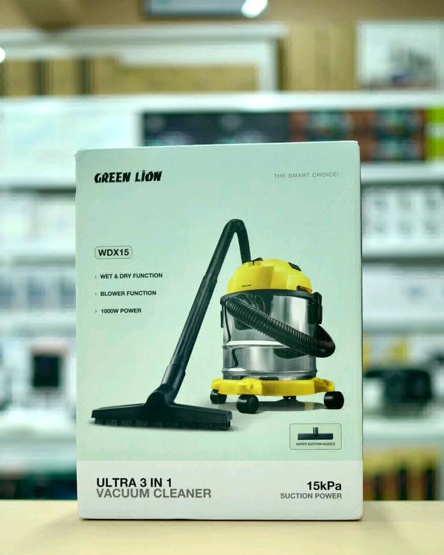 Green Lion WDX15 Ultra 3-in-1 Wet/Dry Vacuum Cleaner