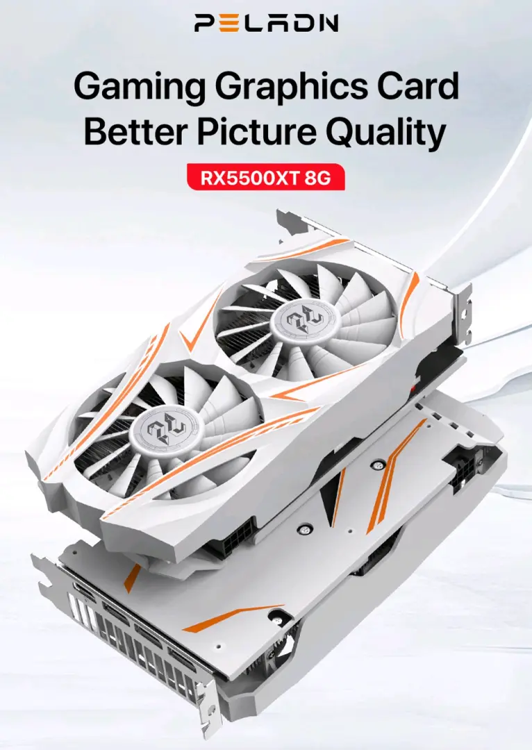 Peladn AMD RX5500XT 8GB GDDR6 Graphics Card