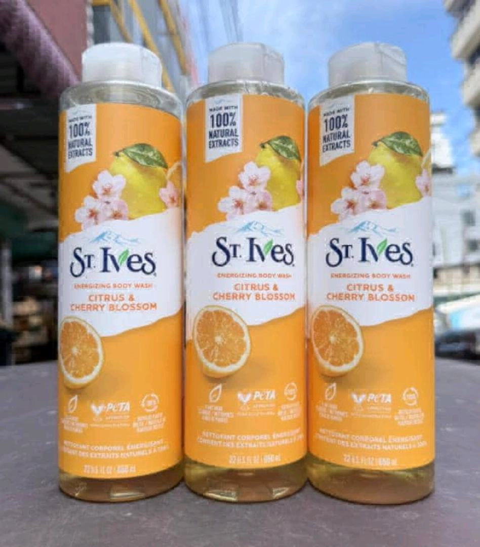 St. Ives Energizing Body Wash (3 Bottles)