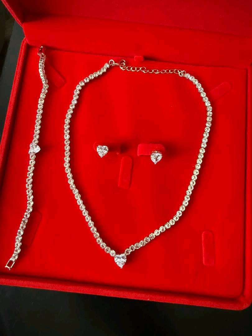 Best Quality Heart Shape Jewellery Set