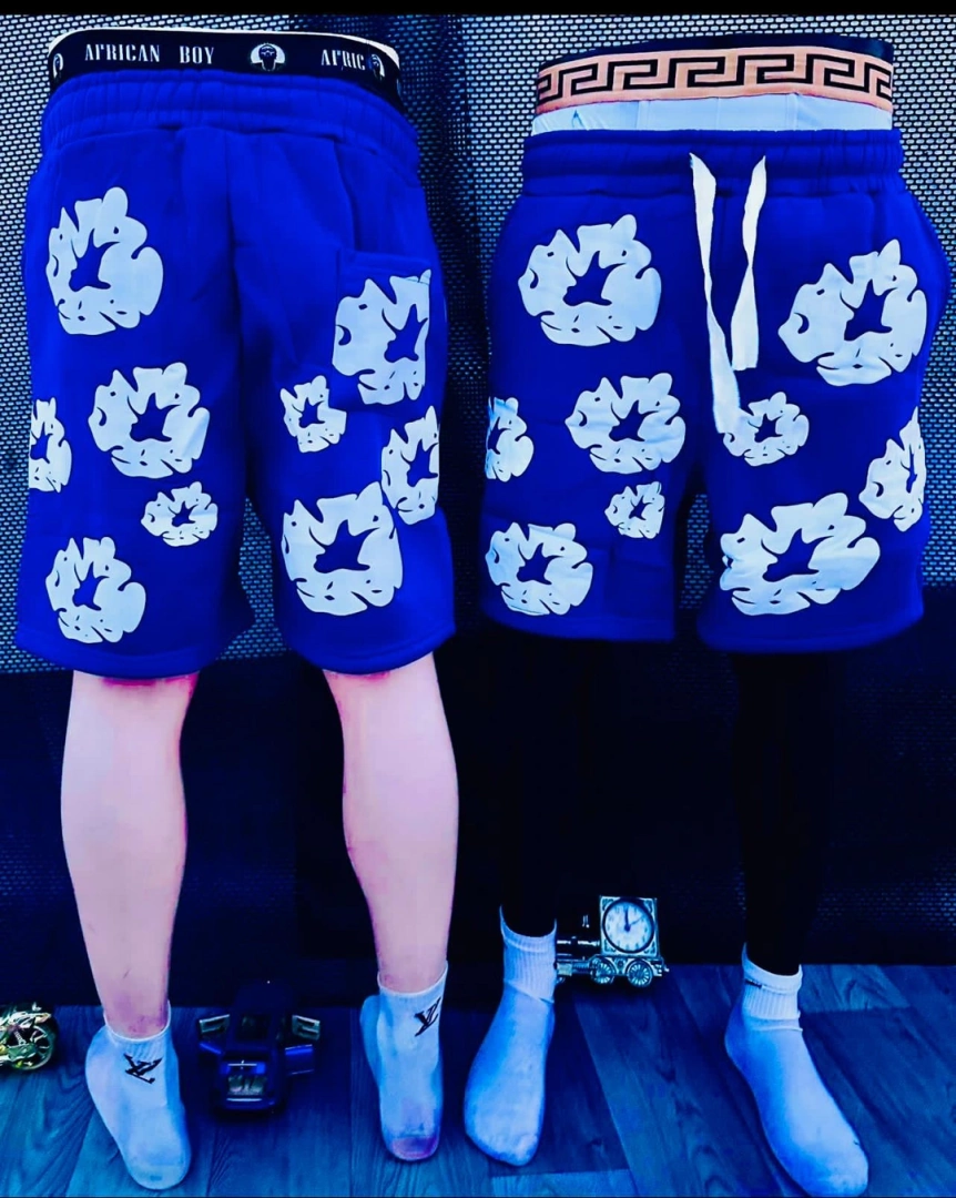 Royal Blue Floral Men's Shorts (Pensi)