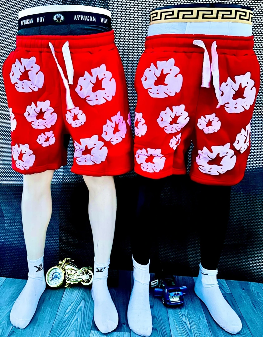 Royal Blue Floral Men's Shorts (Pensi) thumbnail 2