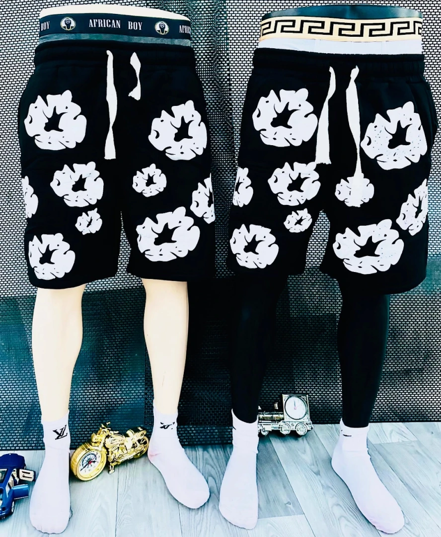 Royal Blue Floral Men's Shorts (Pensi) thumbnail 3